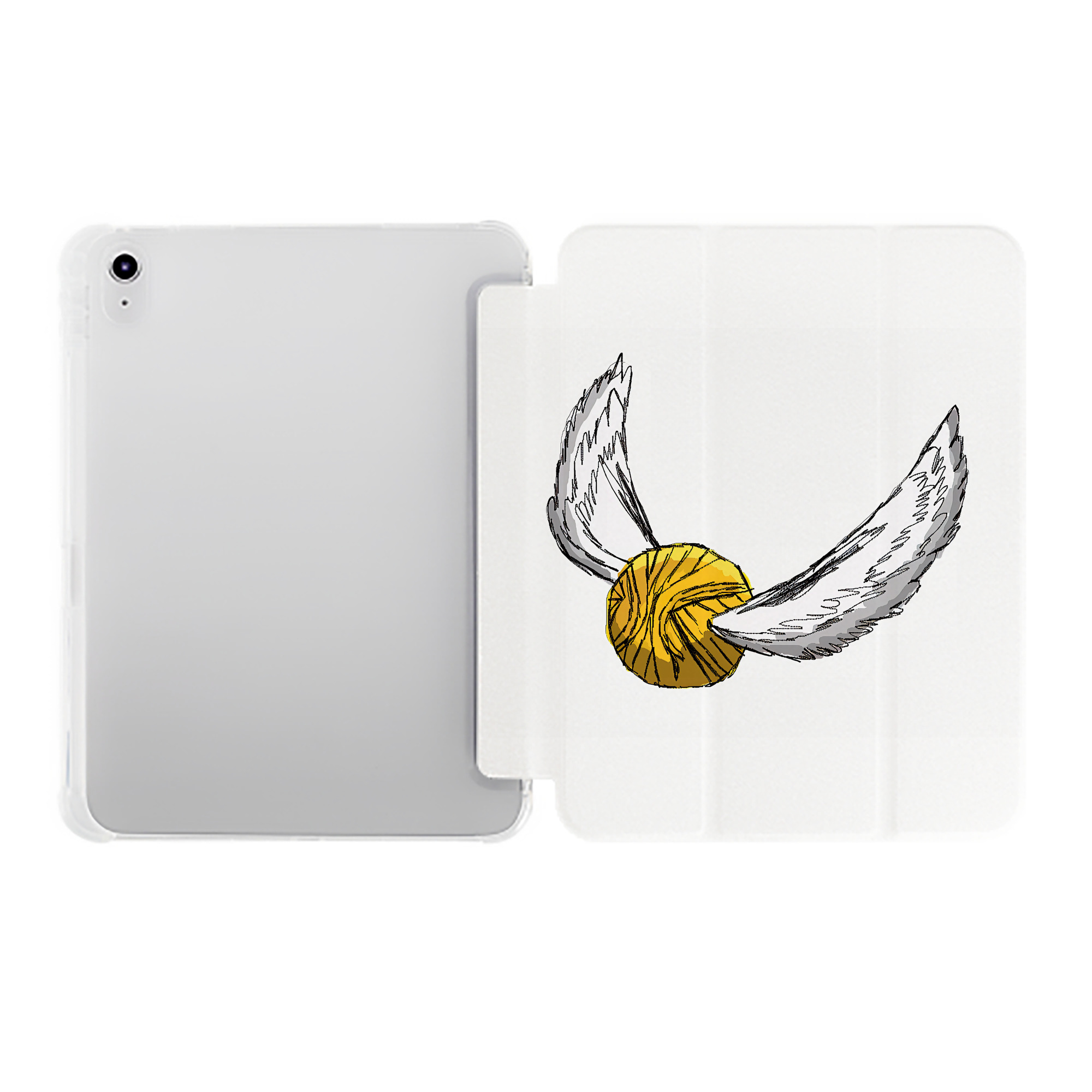 （画像用） Harry Potter ハリー・ポッターシリーズ IPad ケース ペン収納付き 三つ折りスタンド PUレザー×シリコン 対応機種9.5/10.5/10.9インチ